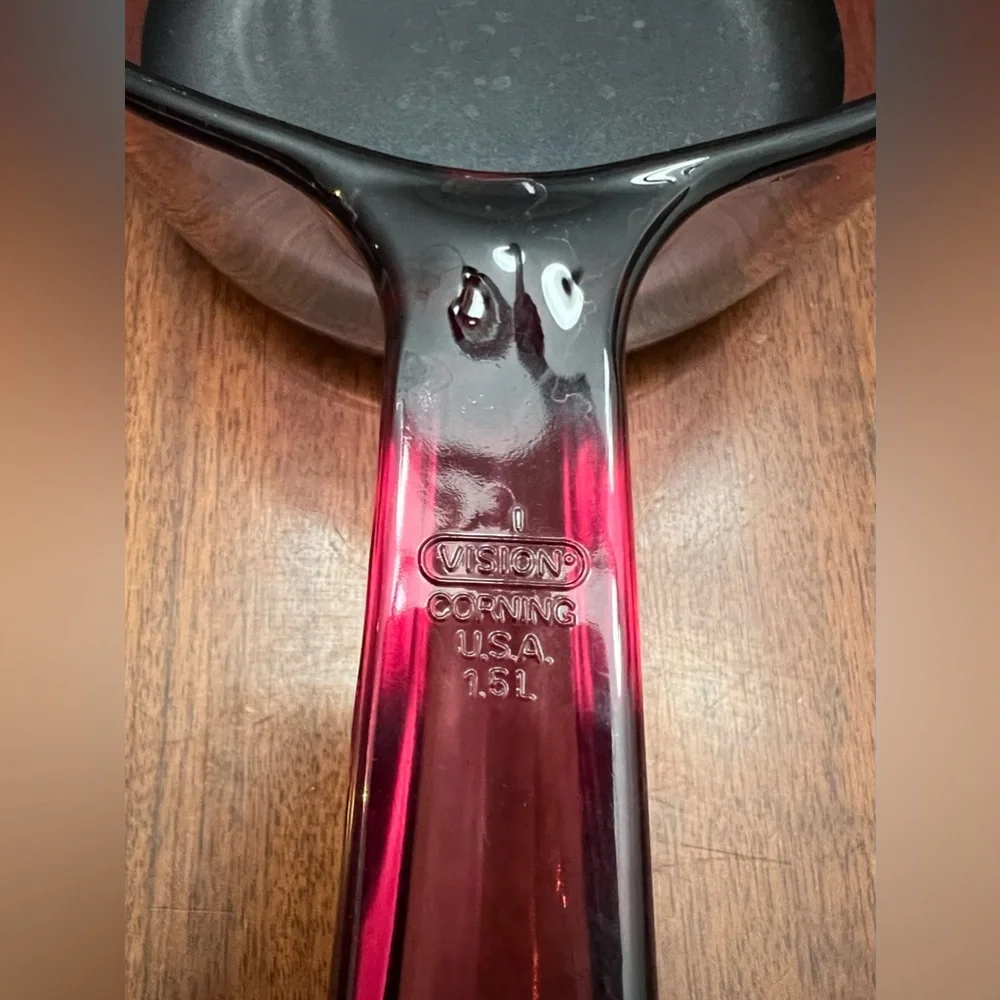 Vintage Vision Corning 1,5 L Cranberry Sauce Pan